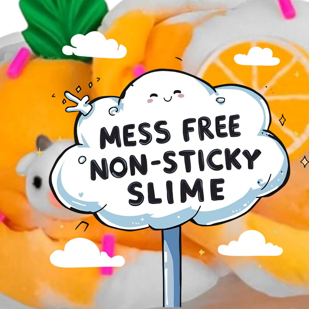 Orange Cow Cloud Slime 8 Fl Oz