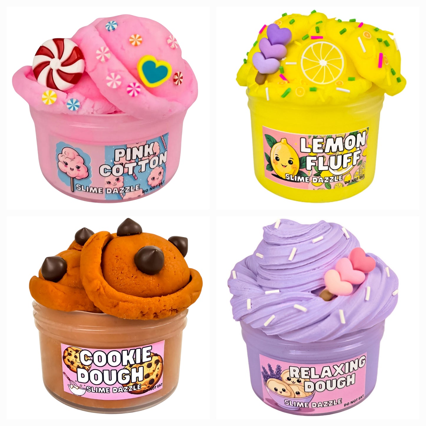 Slime Set 4 Pack gift For Kids Slime Bundle Pack 4 Slimes 4 Fl Oz Each Slime Gift Set