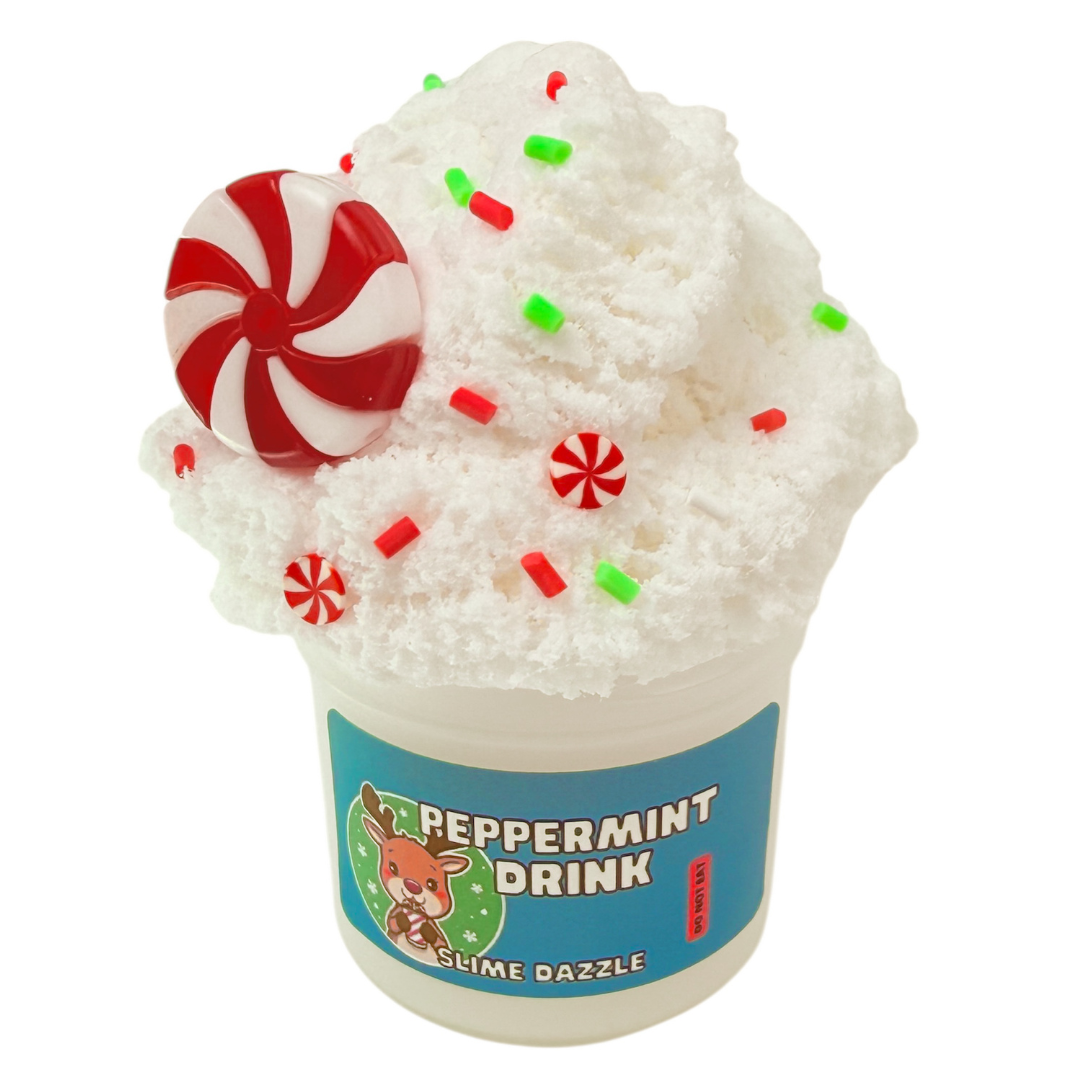 Slime Christmas Set 6 Pack 2 FL OZ Each Holiday Party Favor Non Sticky Slimes