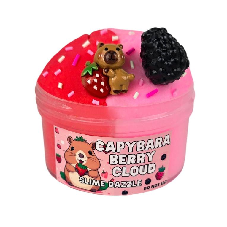 Capybara Berry Cloud Slime 8 Fl OZ