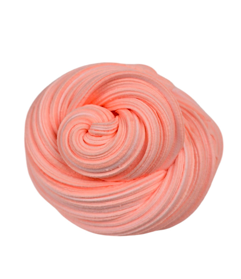 Peachy Cream Snow Butter Slime β Peaches and Cream Scented Slime with Peach Charm β Beginner Friendly Inflatable Slime for Balloon Pops