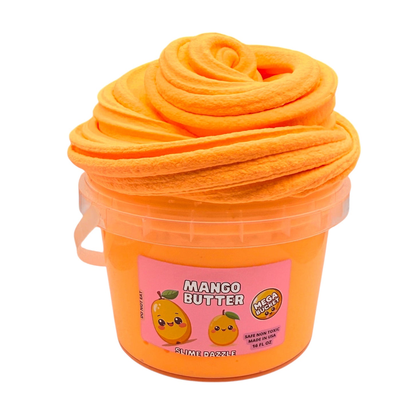 Mega Bucket Mango Butter Slime 16 Fl oz