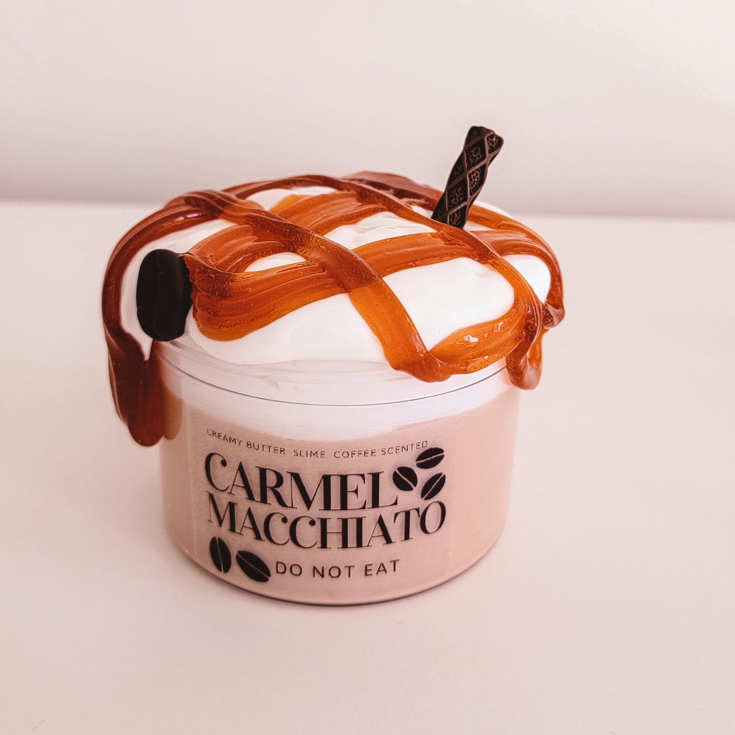 Carmel Macchiato Slime Coffee and Carmel Scented