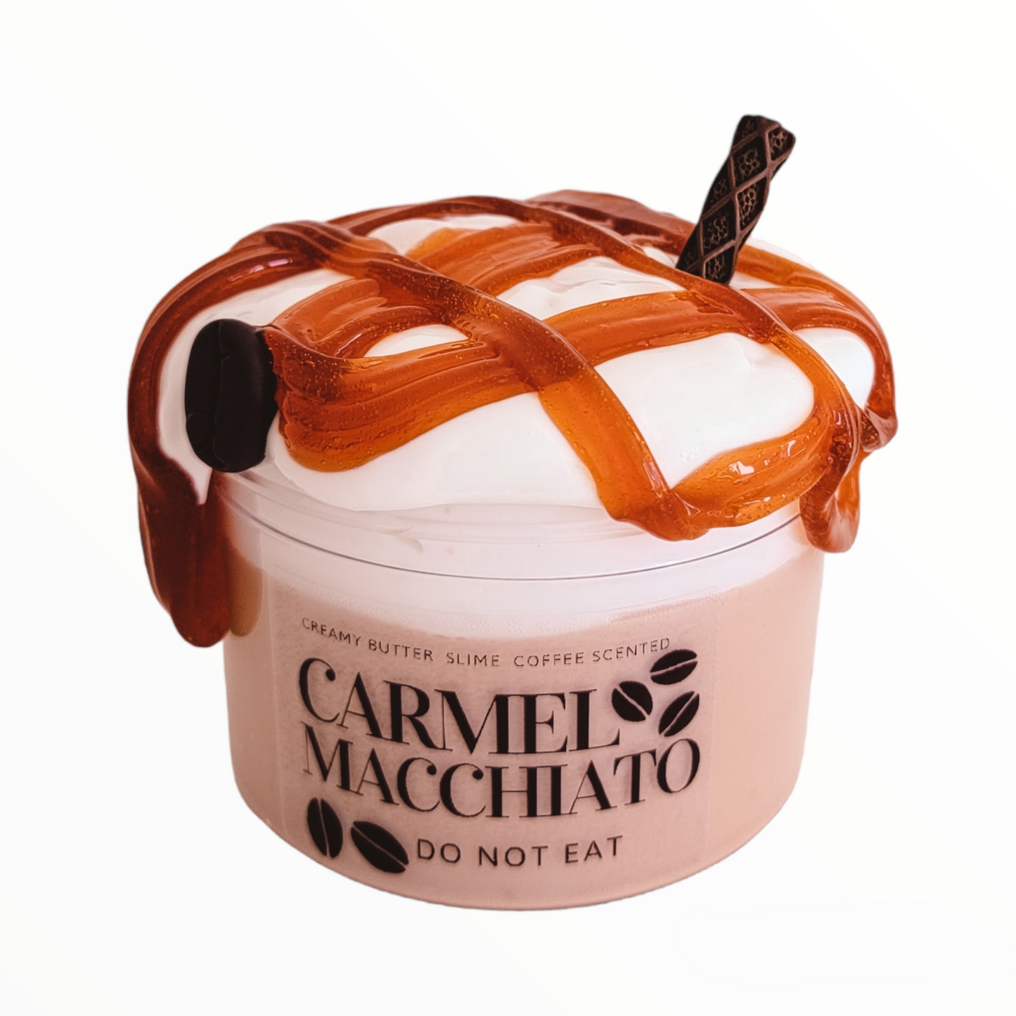 Carmel Macchiato Slime Coffee and Carmel Scented