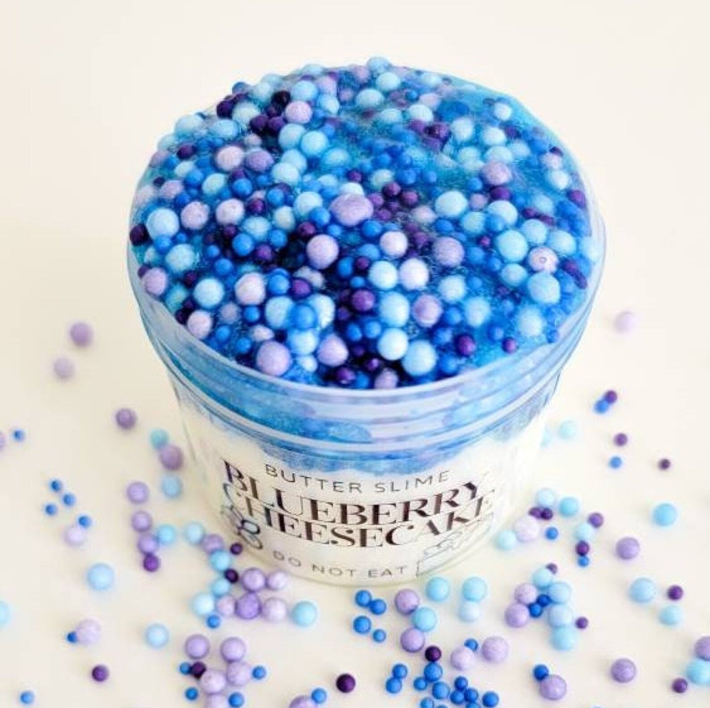 Blueberry Cheesecake Slime Floam