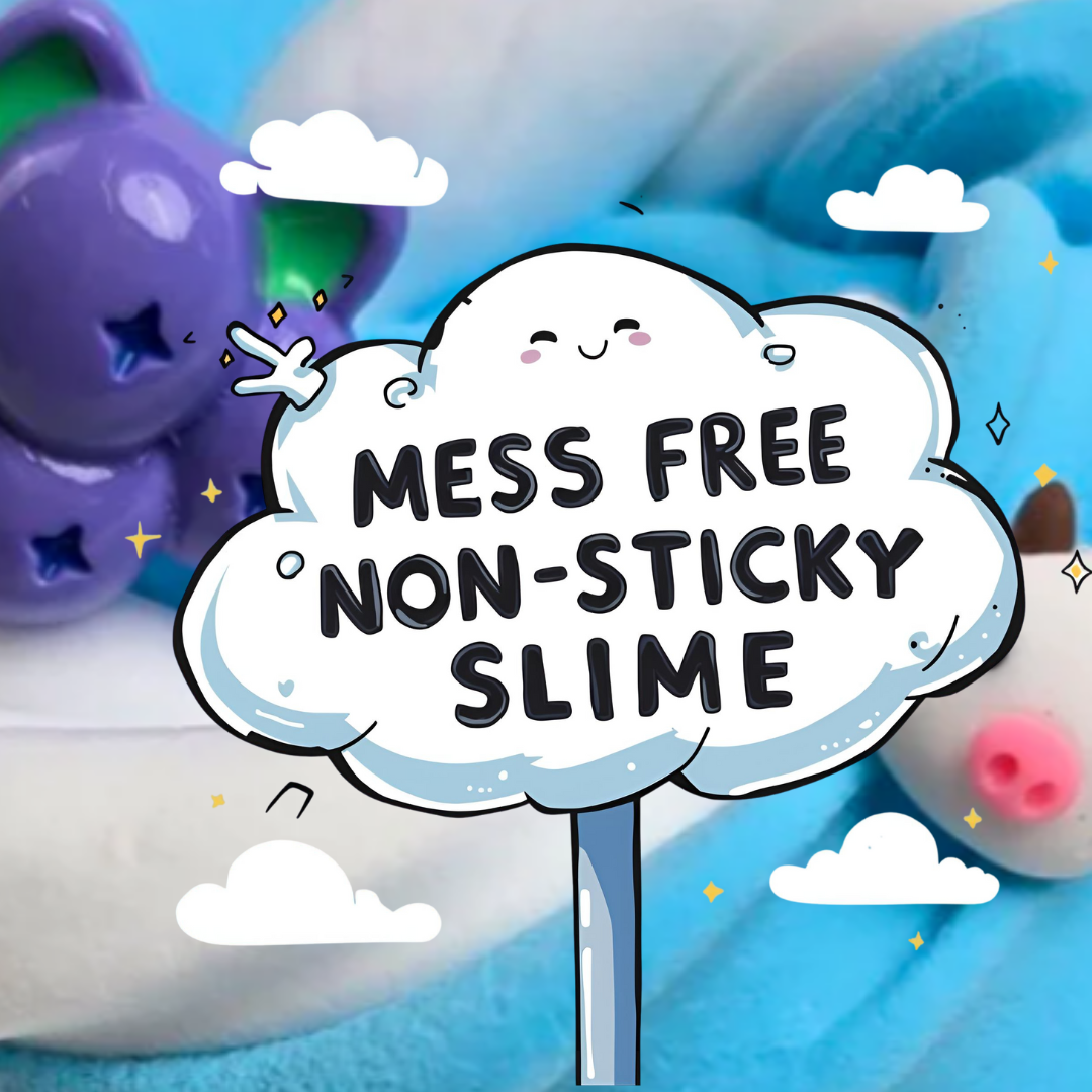 Blueberry Butter Cow Slime – Blueberry Vanilla Scented Butter Slime with Blueberry & Cow Charms – Beginner Friendly