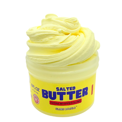 Real Butter Butter Slime 🧈 – Yellow Creamy Butter-Inspired Slime, Sweet Salted Cream Scent, Non-Sticky Beginner Slime