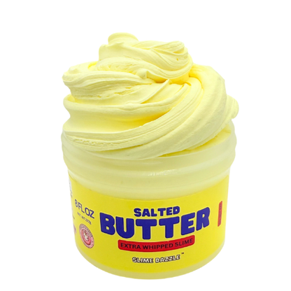 Real Butter Butter Slime 🧈 – Yellow Creamy Butter-Inspired Slime, Sweet Salted Cream Scent, Non-Sticky Beginner Slime