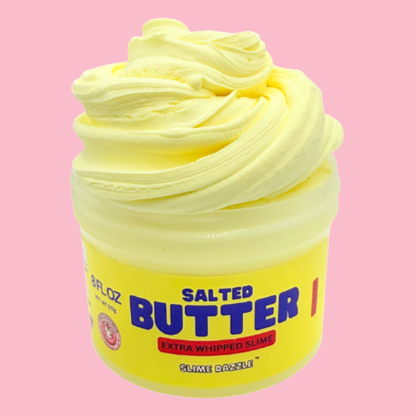Real Butter Butter Slime 🧈 – Yellow Creamy Butter-Inspired Slime, Sweet Salted Cream Scent, Non-Sticky Beginner Slime