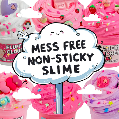 Slime set 6 slime pack sampler set 2 fl oz each