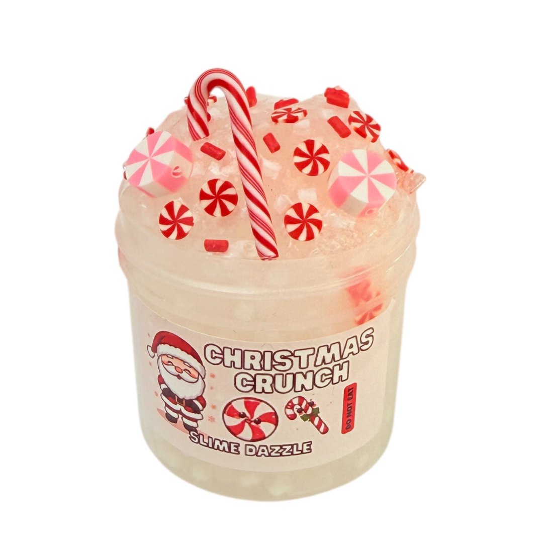 Slime Christmas Set 6 Pack 2 FL OZ Each Holiday Party Favor Non Sticky Slimes