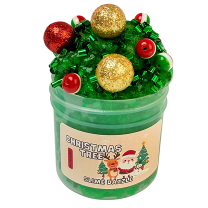 Slime Christmas Set 6 Pack 2 FL OZ Each Holiday Party Favor Non Sticky Slimes