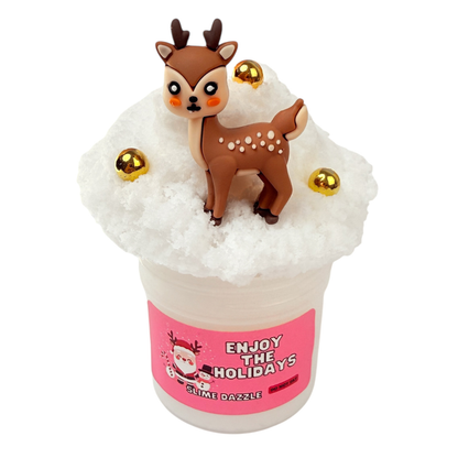 Slime Christmas Set 6 Pack 2 FL OZ Each Holiday Party Favor Non Sticky Slimes