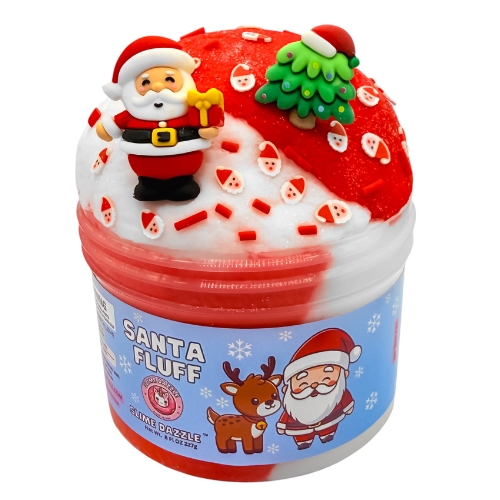 Santa Fluff Christmas Slime Non Sticky