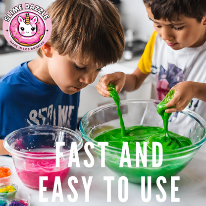 Slime Activator to Make Slime, Fast and Easy to Use, Works with All Types of Slime Glue- 16 FL OZ - Safe Non Toxic Made in USA,