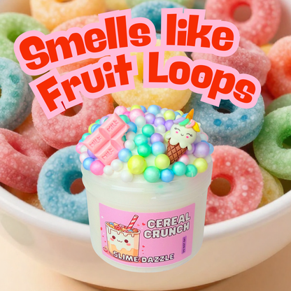 Cereal Crunch Floam Slime ASMR