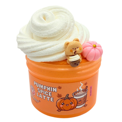 Pumpkin Spice Latte  Butter Slime DIY Slime