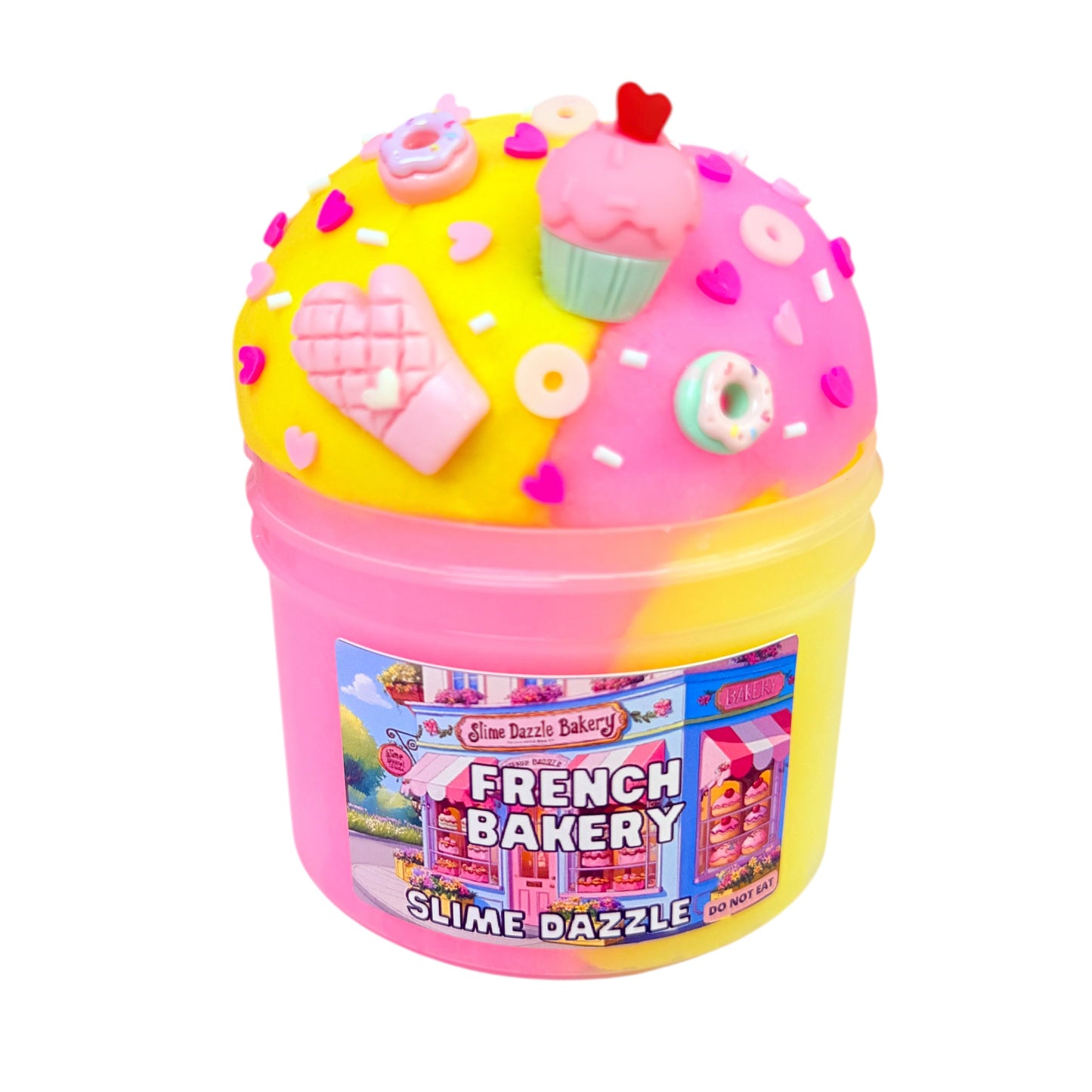 French Bakery Cloud Slime Non Sticky Slime For Kids