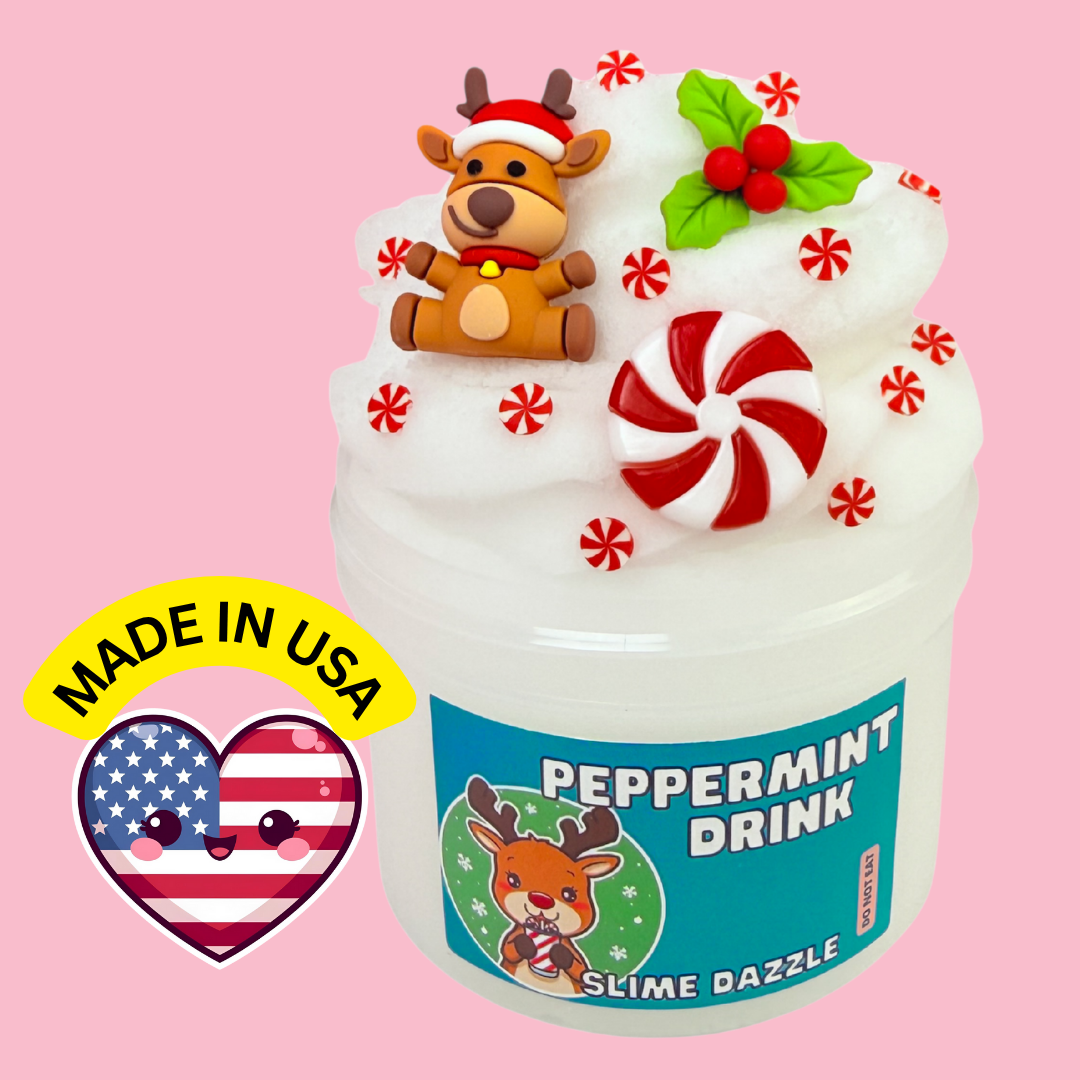 Peppermint Drink Cloud Slime 8 FL OZ