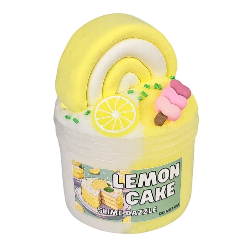 DIY Lemon Cloud Slime