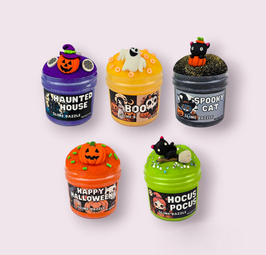 Halloween Party Favor Slime Set Not Sticky Slime Set 2 fl oz each