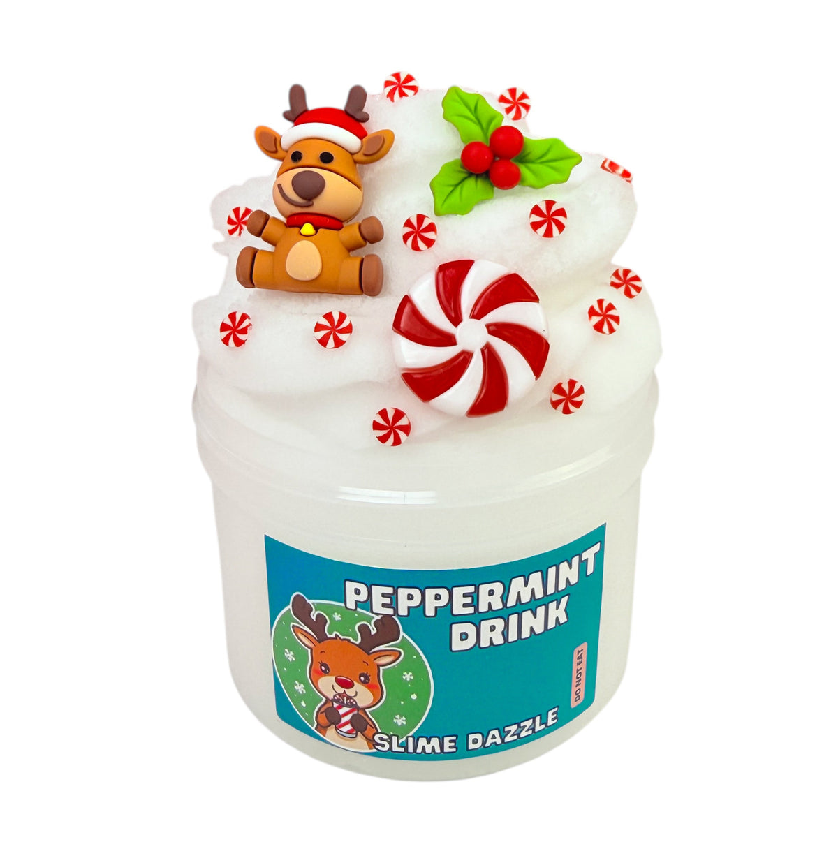 Peppermint Drink Cloud Slime 8 FL OZ