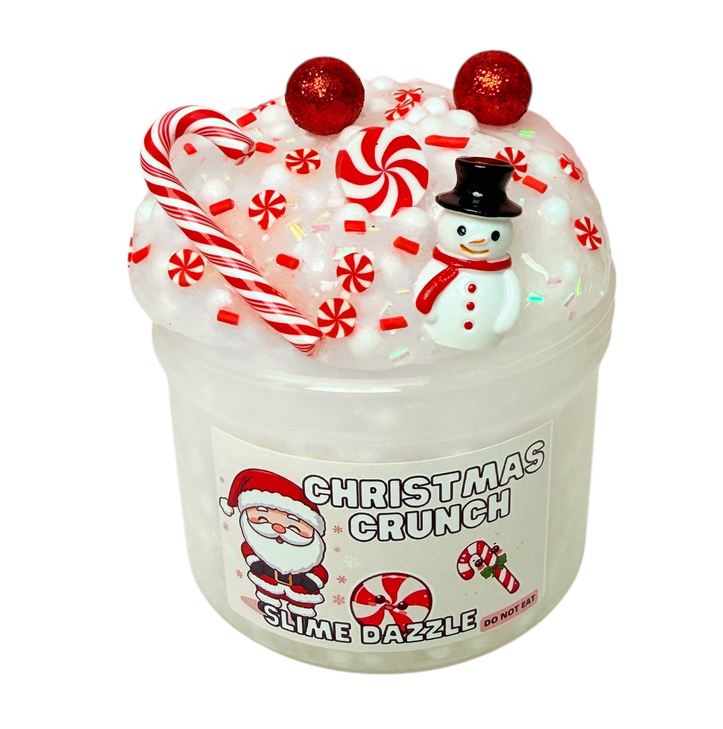 Christmas Crunch Bingsu ASmR Slime