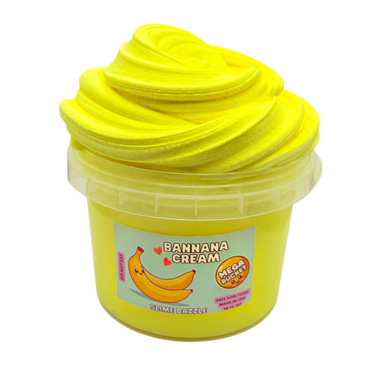 Mega Bucket Banana Butter  Creamy Slime Scented Yellow