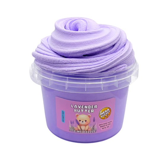 Mega Bucket Lavender Butter Slime 16 fl oz – Large Scented Slime
