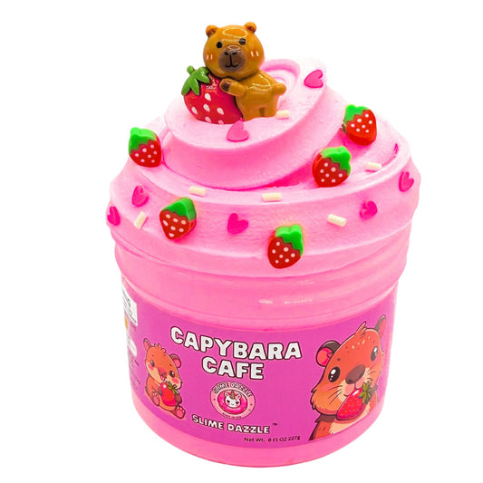 Capybara Cafe Pink Butter Slime Beginner Friendly Scented