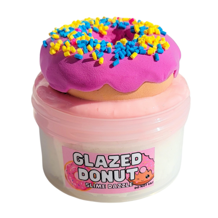 Glazed Donut Cloud Gloss Butter hybrid Slime DIY Scented Slime