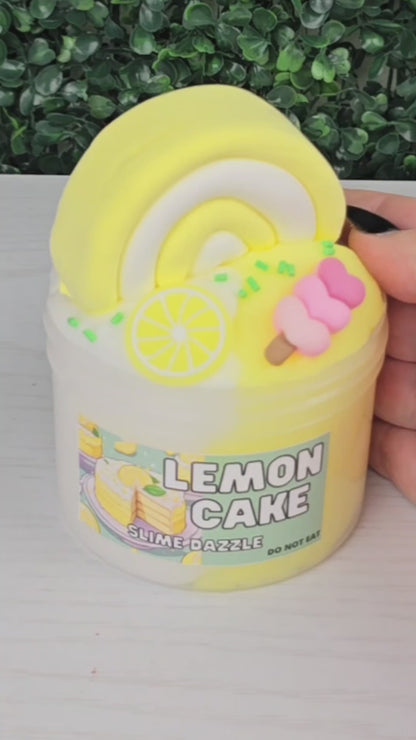 DIY Lemon Cloud Slime