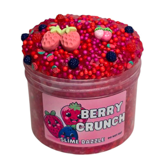 Slime Berry Crunch Slime Crunchy ASMR Floam Slime Made in USA Slime Dazzle 8FL OZ